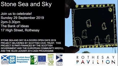 Stome Sea and Sky Rothesay event poster