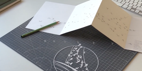 Leila Dearness paper cutting process