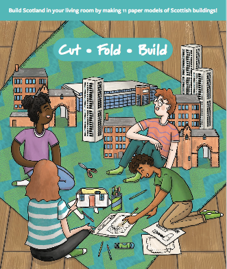 Cut Fold Build Booklet Cover for making 11 paper models