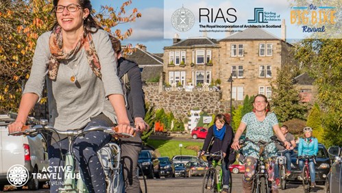 Stirling Cycling Tour people on bikes taking part